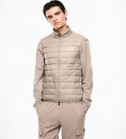 ea7 para hombre 8npq06pngpz chaleco core identity beige xxl casual poliester sin mangas  tirantes
