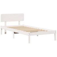 estructura de cama con cabecera 90 x 200 cm