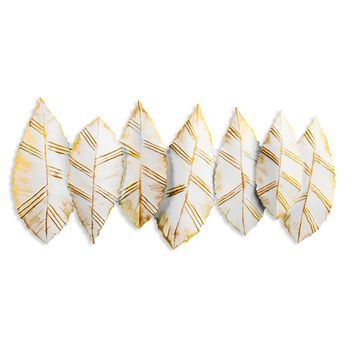 Decoración Pared De Metal Hornbeam 3 Multicolor 114x52 Cm