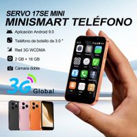 servo 17se mini smartphone 3g wcdma sistema android doble sim ram 2gb rom 16gb pantalla de 30 pulgadas play store desbloqueo facial gps hotspot camara linterna telefono movil pequeno de bolsillo