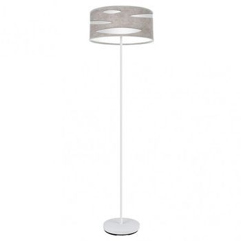Fabrilamp Pie Salon Odra 1xe27 Blanco Cemento Gris 165x40x40 Cm