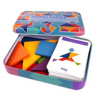 rompecabezas de animales con diseno de madera 3d juguete tangram colorido para ninos juegos de clasificacion de educacion temprana montessori juguetes regalo para ninos