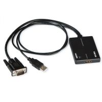 fonestar fo-445 convertidor de vgaaudio usb a hdmi machohembra