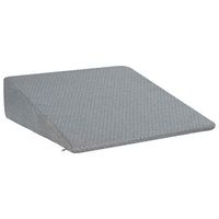 almohada en forma de cuna liso gris 69 x 64 x 19 cm vidaxl