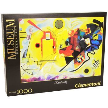 Clementoni 391950. Diseno Amarillo, Rojo Y Azul. Puzzle 1000 Piezas.