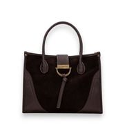 hispanitas para mujer bi265022 bolso tote de ante marron osfa casual
