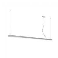 lampara colgante led pinne gris 50w