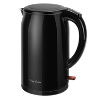 taylor swoden child - hervidor de agua electrico de doble pared de 15 litros libre de bpa 2200w con apagado automatico y proteccion contra el secado de ebullicion base 360 acero inoxidablechild j4t