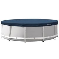 cubierta para piscina  o366 x 20 cm redondo pvc y pet intex