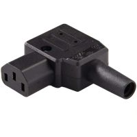 conector alimentacion c13 iec acodado hembra