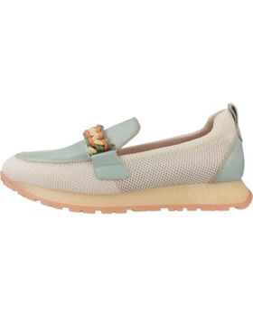 de HISPANITAS MOCASINES MUJER MODELO HV253948 COLOR VERDE EUCLPT