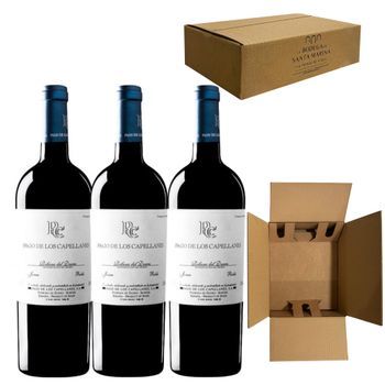 Pago De Los Capellanes Roble Roble De 13.5% Alcohol - Pack 3 Botellas 75 Cl - 14% Vol.