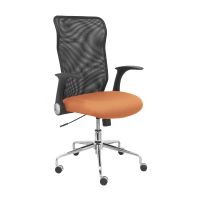 piqueras y crespo minaya silla respaldo malla negro asiento bali marron