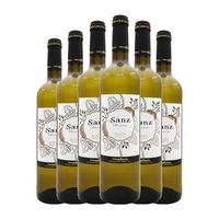 vinos sanz vino blanco clasico rueda joven 75 cl 13 vol pack de 6 unidades