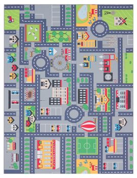 Alfombra infantil Bini gris  160x220 cm