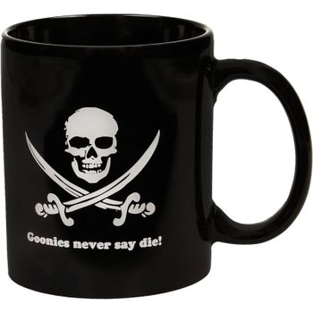Taza Never Say Never The Goonies Cerámica 325 Mls