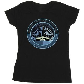 Disney Camiseta manga larga The Mandalorian Ready For Adventure para mujer