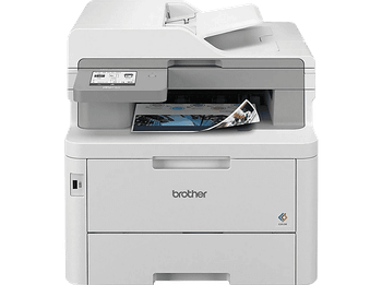 Impresora multifunción láser - Brother MFCL8340CDW B2B, Láser, 30 ppm, WiFi, Pantalla LCD color táctil de 8,8cm, Blanco