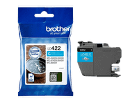 cartucho de tinta - brother lc-422c 550 paginas cian