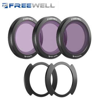 Juego de 3 filtros magnéticos para día brillante Freewell, filtro ND8PL/ND16PL/ND32PL, accesorios de fotografía compatibles con la cámara DJI Neo