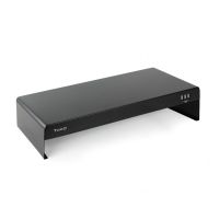tooq tqmr0124 soporte elevador para monitorportatil con 3 puertos usb negro