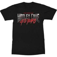 motley crue camiseta 40 years para mujer
