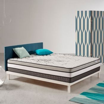 Cosmos Alta Gama – Colchón Viscoelástico Solar 140x190 Cm Espuma De Memoria Visco V200® + Visco V90® Alta Resiliencia + Viscoelástica Visco Gel® - 30 Cm
