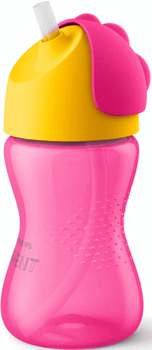 Philips Avent Vaso Pajita +12m 300 ml Rosa