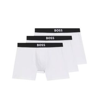 BOSS para hombre. 50544272 Set 3 Bóxers One blanco (S), Homewear, Algodón