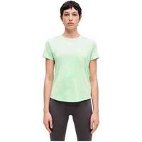 nike camiseta one classic cucumber calmwhite para mujer