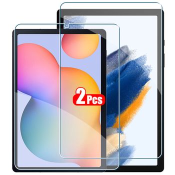 Protector de pantalla de vidrio templado para Samsung Galaxy Tab S8 Ultra Plus S6 Lite S7 Fe A7 Lite A8 S9 A9, accesorios para tableta, 2 uds.