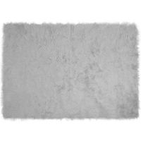 alfombra de de oveja sintetica tafalla gris 140 x 200 cm