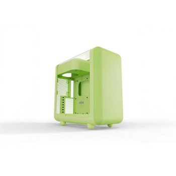 Caja de PC Hyte X50 Torre Mediana Verde Panel Cristal Templado Mesh