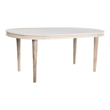 Mesa Comedor Mango 180x90x76 Rombo Blanco