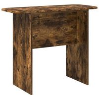 mesa consola roble ahumado 93 x 40 x 75 cm madera de ingenieria vidaxl