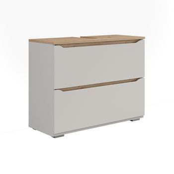 Mueble Bajo Lavabo Ruben 80.2 X 62.5 Cm Con 2 Cajones Vicco