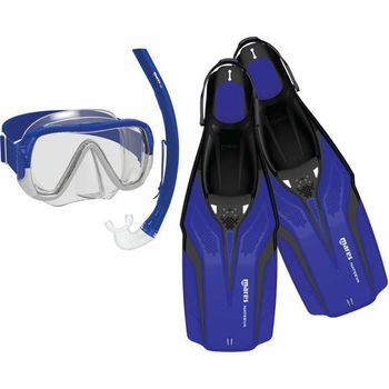 Mares Set Nateeva Keewee Sandwich Pack Azul