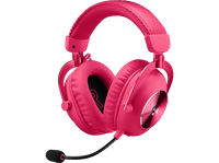 auriculares gaming - logitech g pro x 2 lightspeed inalambrico bluetooth transductor de grafeno 71 dts pcplaystationnintendo magenta