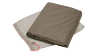 alfombrilla de suelo para 3 personas vaude power sphaerio gris