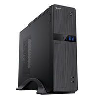 unyka caja ordenador micro atx uk2011 con fuente de alimentacion sfx de 450w incluida 2 conectores usb 30 y 2 conectores type c usb 20 negro in