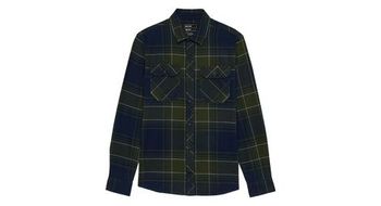 Camisa de manga larga fox traildust azul verde