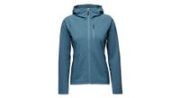 sudadera con capucha para mujer black diamond coefficient storm hoody azul