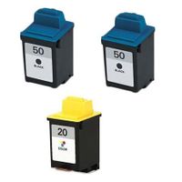 compatible multipack lexmark z715 printer ink cartridges 3 pack -17g0050e