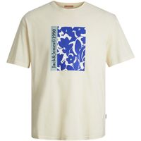 jack  jones camiseta 12257641 jormarbella aop branding tee ss cr jnr buttercream para nino