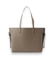 furla para mujer wb02001-bx4329 bolso de piel ava grande gris osfa casual