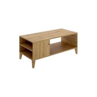 mesa centro modelo mira con estante y diseno moderno