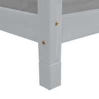 6 pies de cama 10 cm foot gris claro