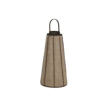 Portavela Yute Bambu 33,5x33,5x81 Natural