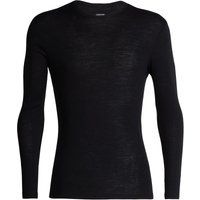 icebreaker 175 everyday merino ls crewe ss19 black