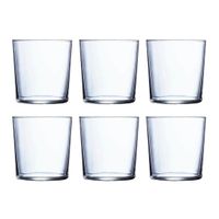 juego de 6 vasos altos vidrio 36 cl